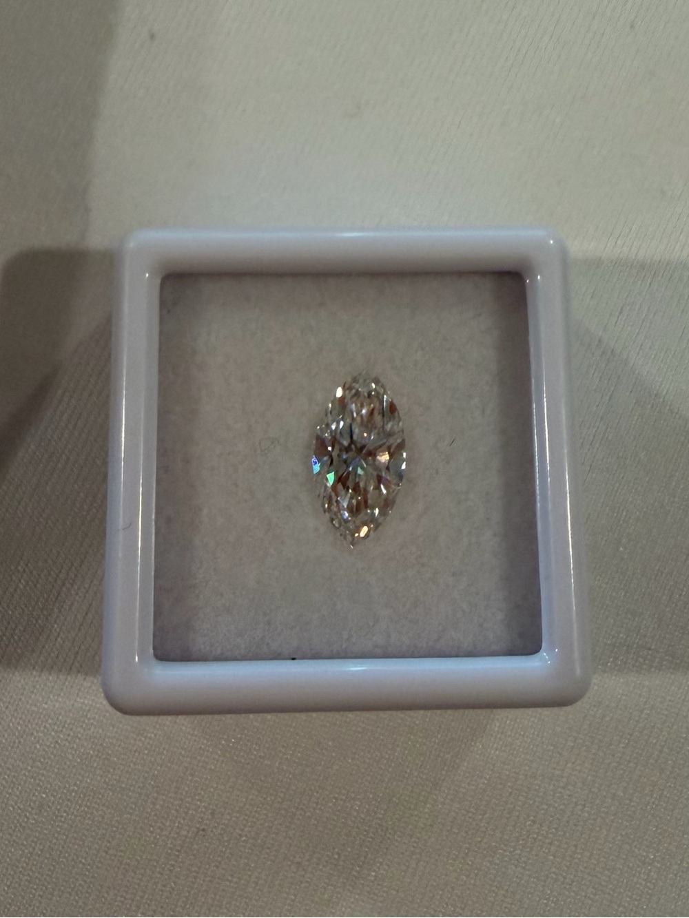 Marquise Cut Lab Created Diamond 1.31 Carat